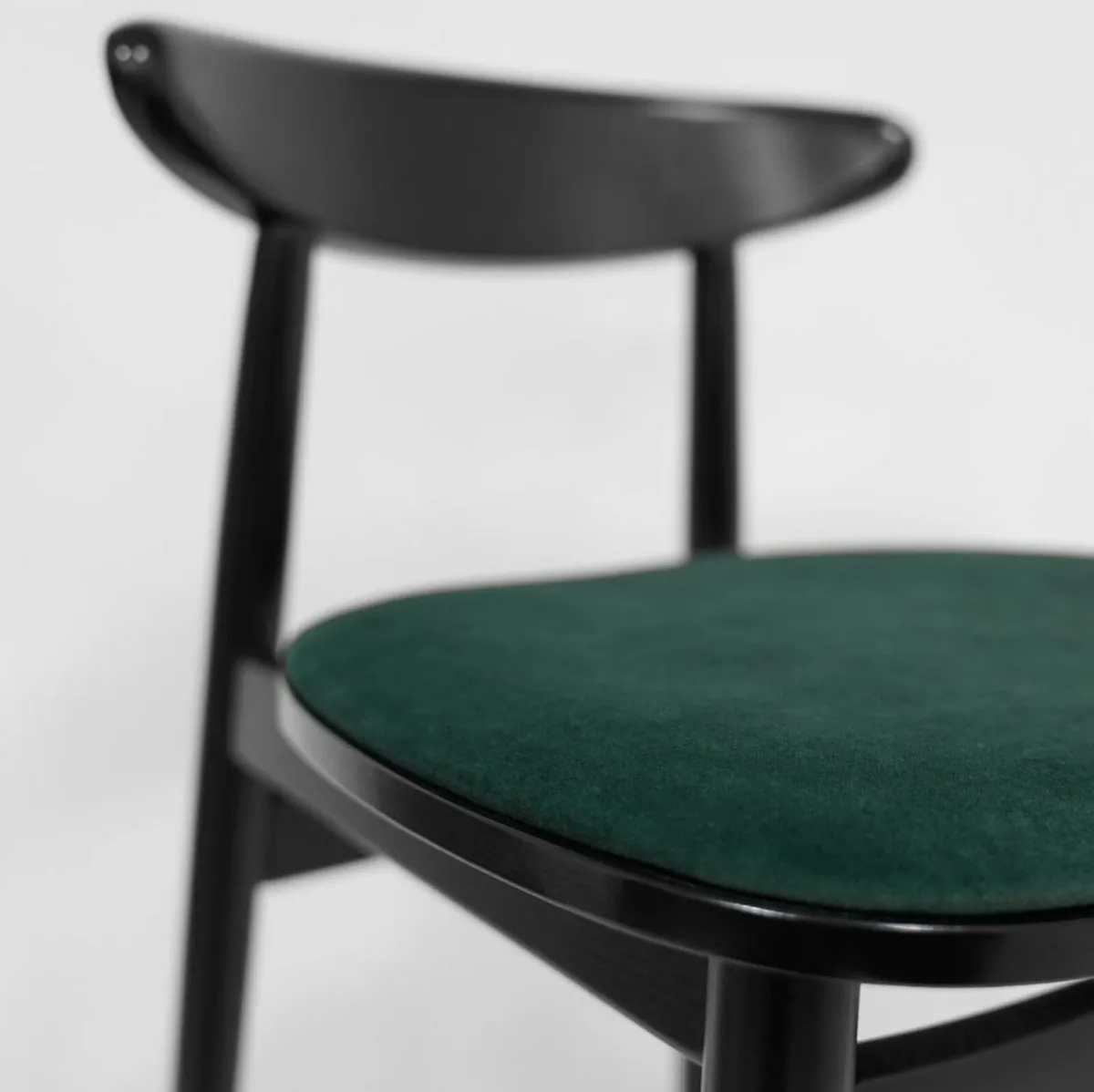 Nordic Ember Bar Stool – Black Beech Frame - Image 3