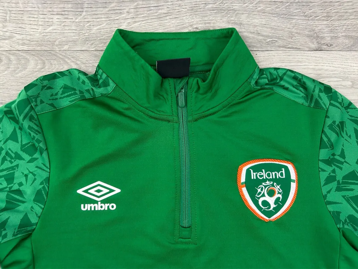 Umbro Ireland Half Zip Jumper Mens Small - Image 3