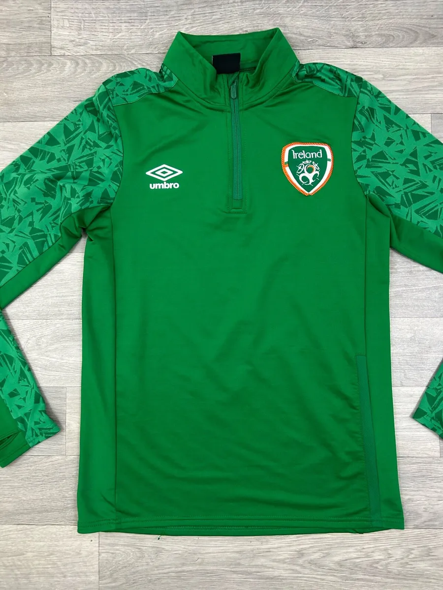 Umbro Ireland Half Zip Jumper Mens Small - Image 2