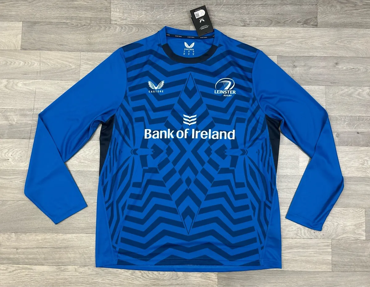 NEW Castore Leinster Rugby Long Sleeve Jersey XL - Image 1