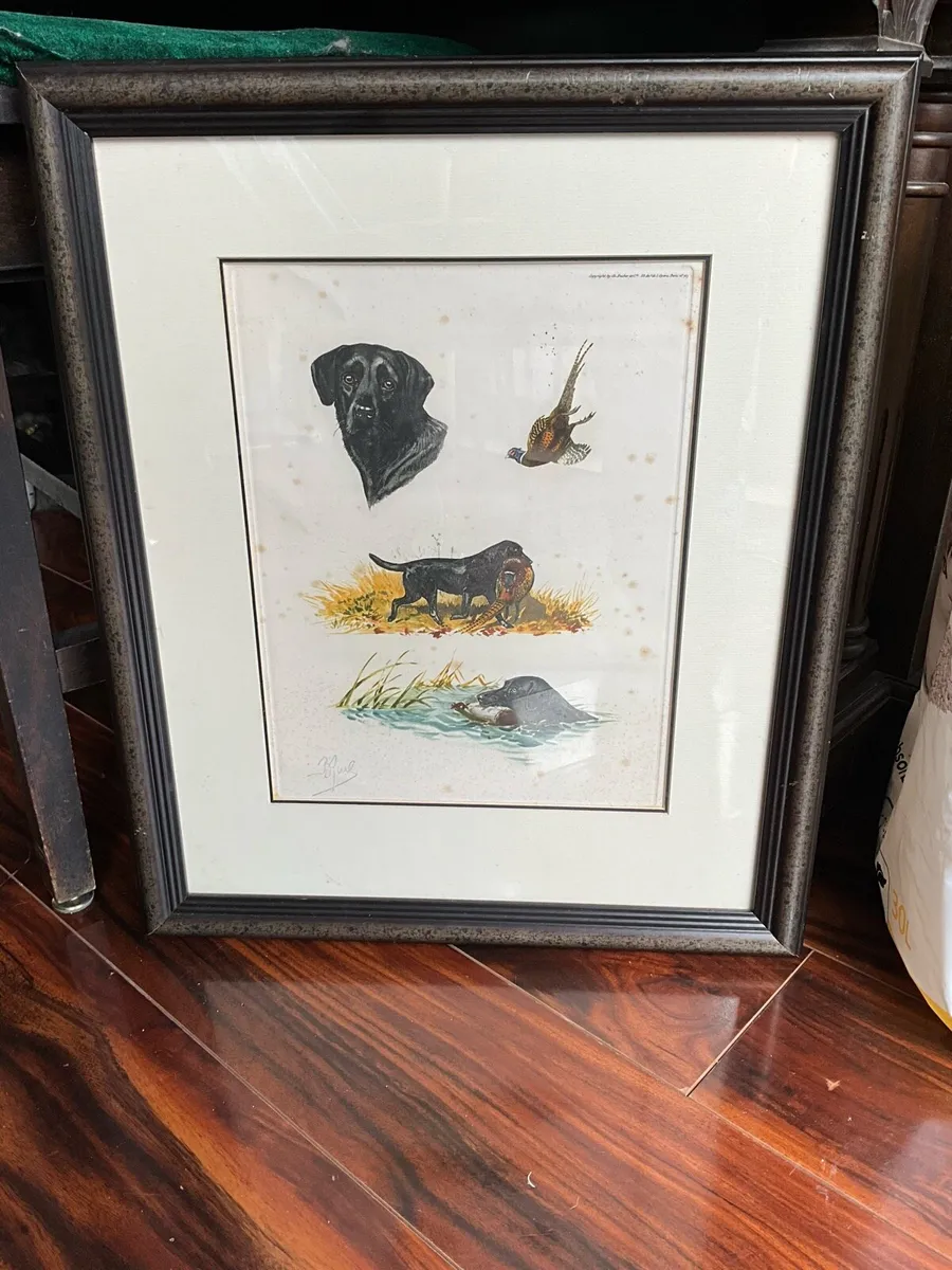 Rare Hunting Scene by Boris Riab - Image 2