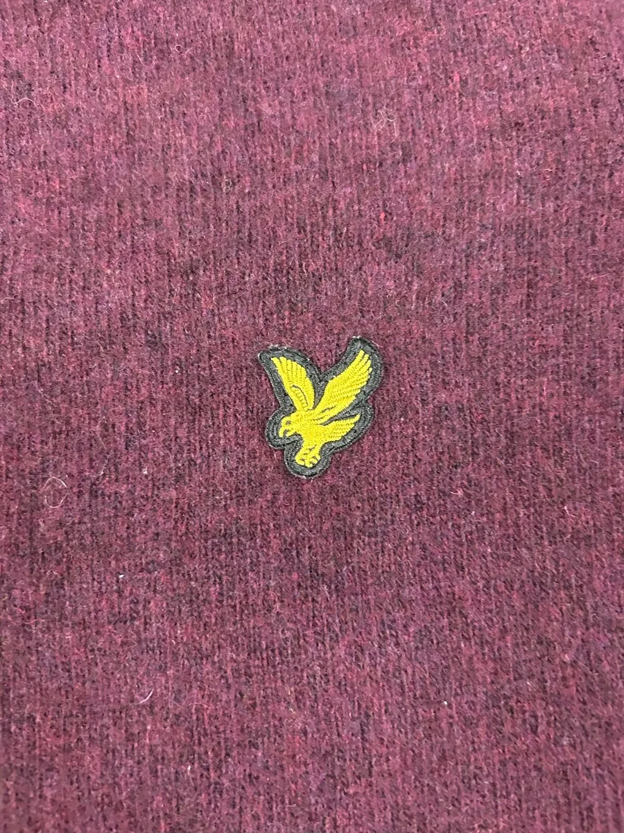 Lyle & Scott Wool Jumper Mens Medium - Image 3