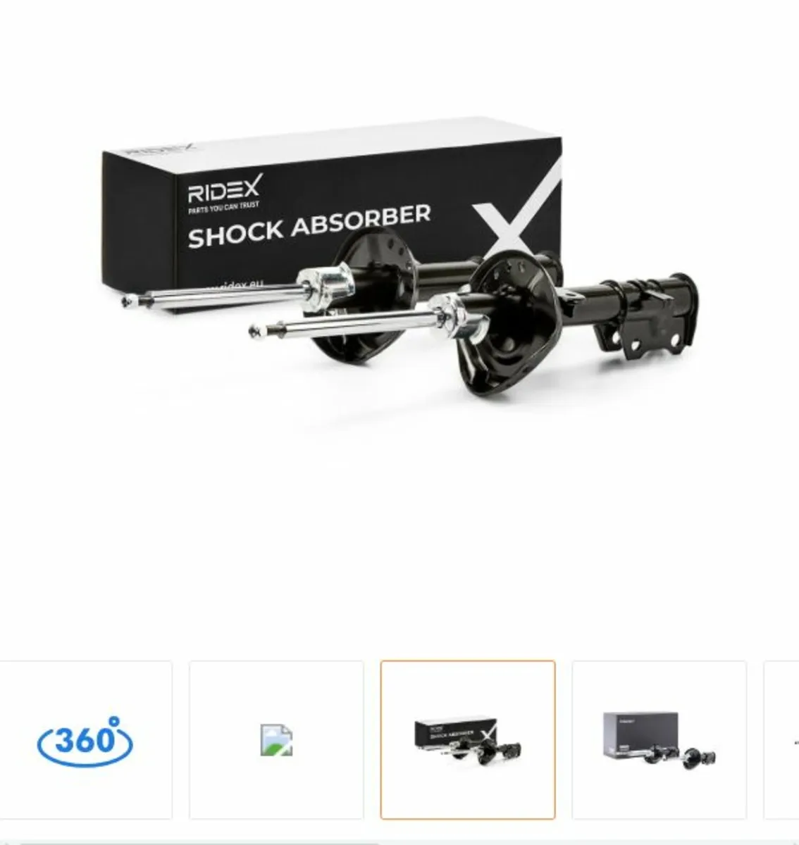 Front absorber shocks Honda CRV from 2008