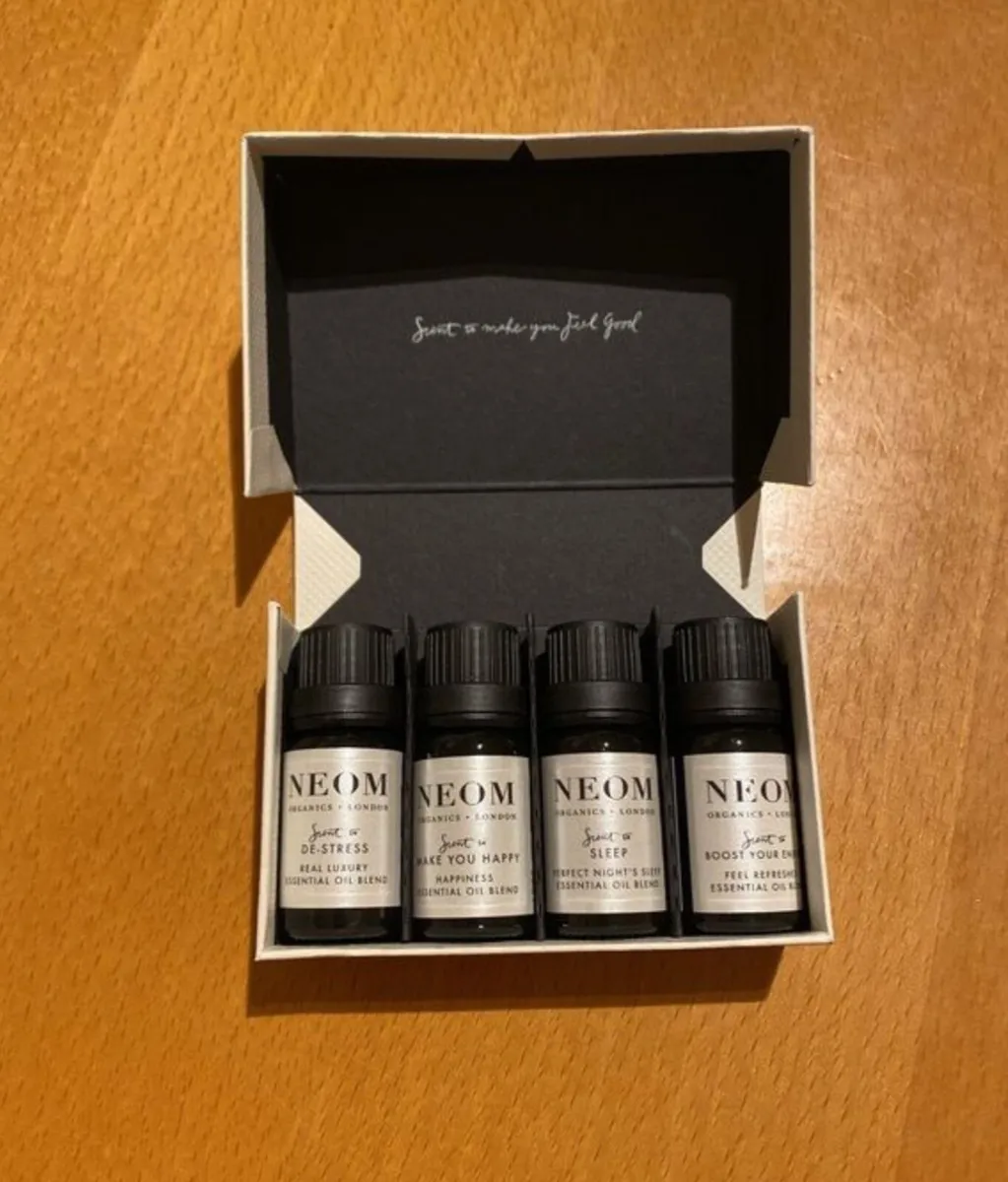Neom Wellbeing Essential Oil Blends x 4 bottles - Image 1
