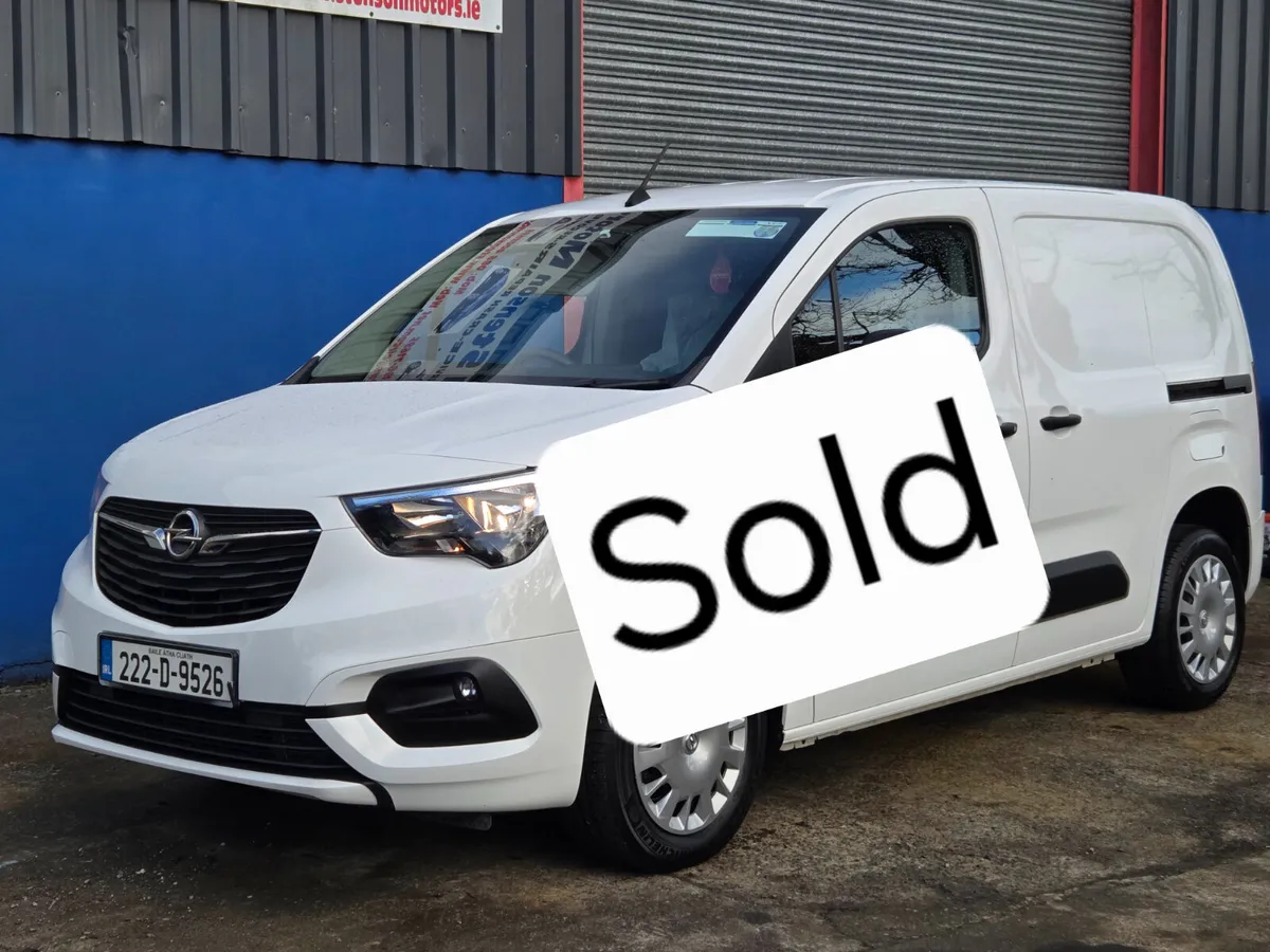 Opel Combo 2022 1.5 hdi 100bhp, 3 seater - Image 1