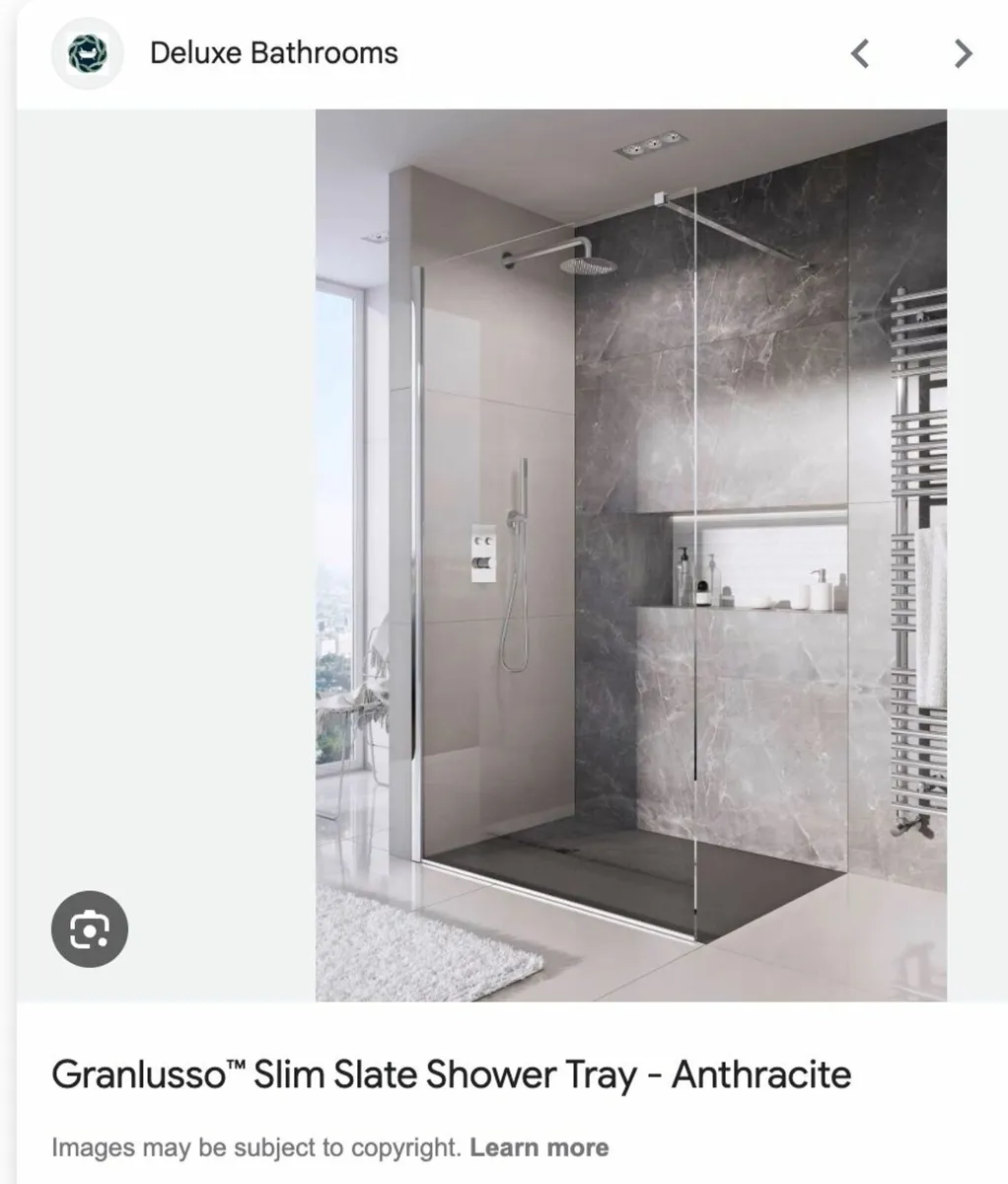 Granlusso Anthracite Slate Shower Tray - Image 4