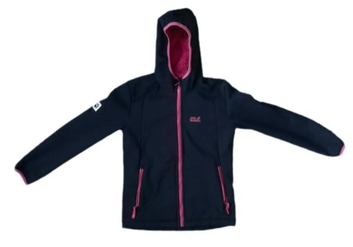 Girls Jack Wolfskin Hoodie Jacket: Size 152cm / - Image 2