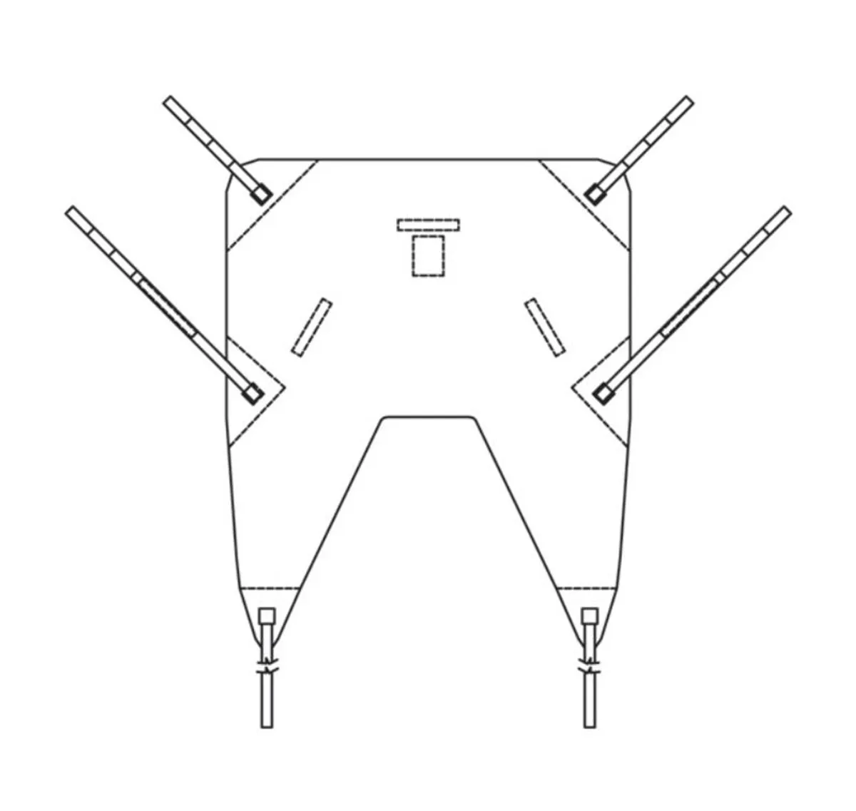 Brand New Black Sling: - Image 2