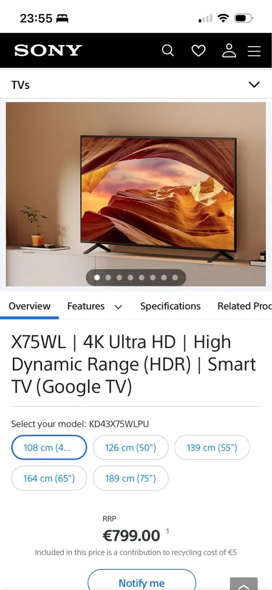 Sony Bravia tv - Image 2