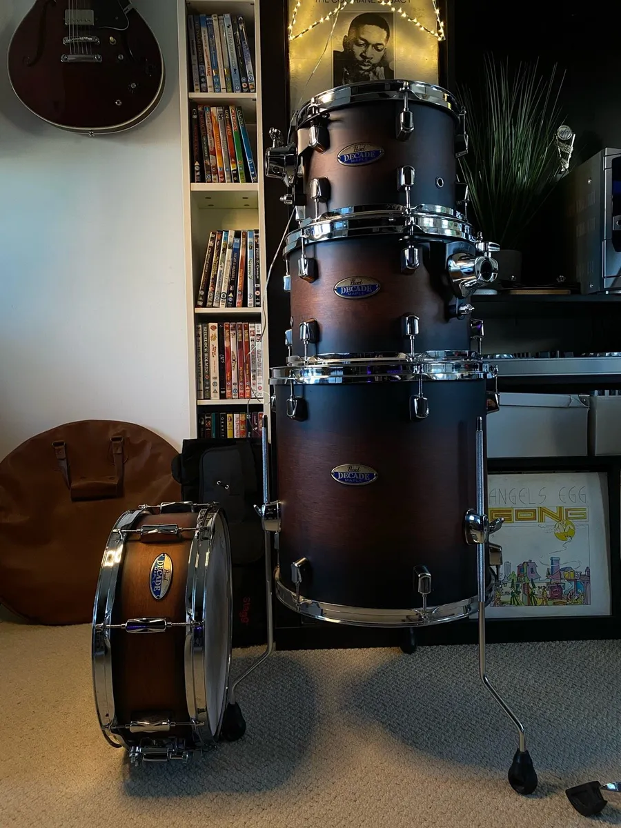 Pearl Decade Maple Sunburst Brown 5PC w Hardware - Image 2