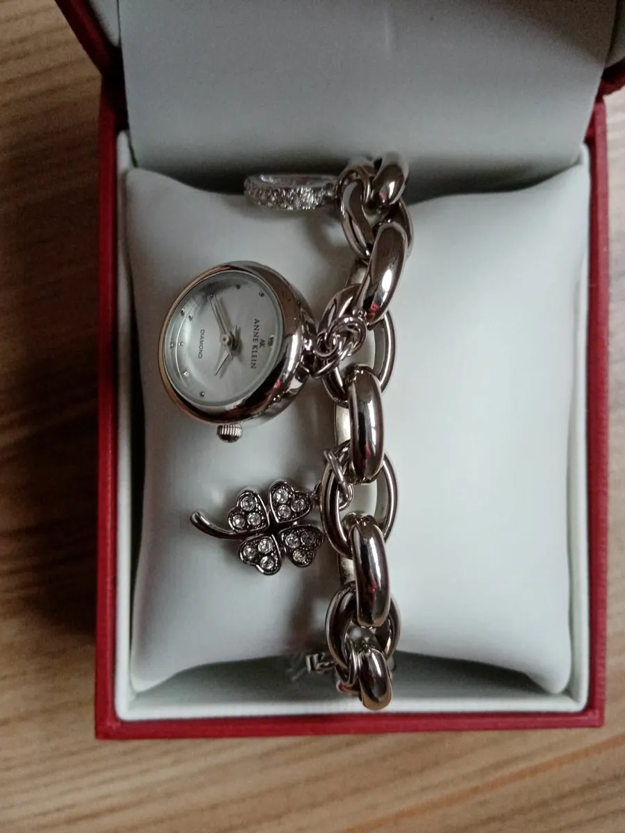 Anne Klein silver bracelet watch - Image 1