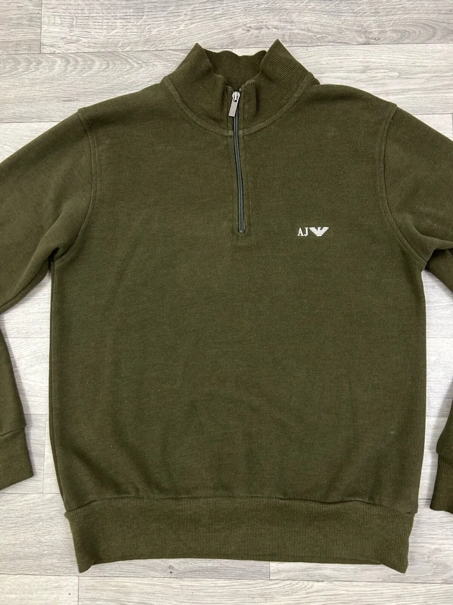 Armani Jeans Half Zip Jumper Mens Small - Image 2