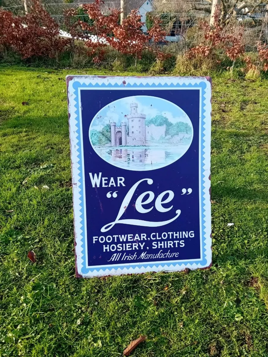 Lee Jeans Large Tin Sign - Image 1