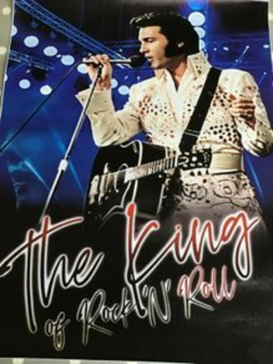 Elvis Presley- King of Rock and Roll- Canvas Print
