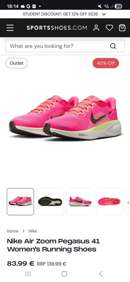 Nike ladies trainers/ Women's runners Size 6 Brand new - Image 3