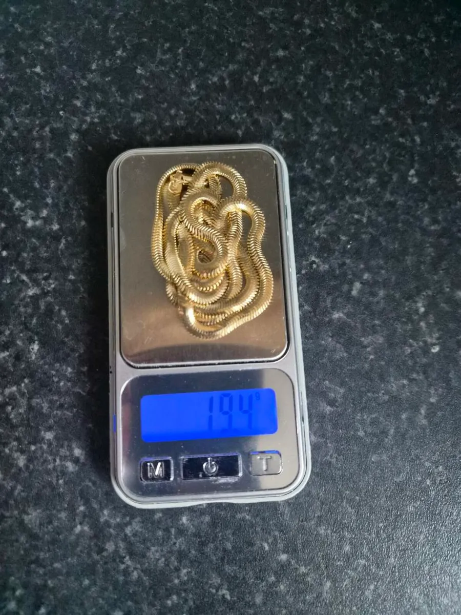 Men's 14k gold chain - Image 1