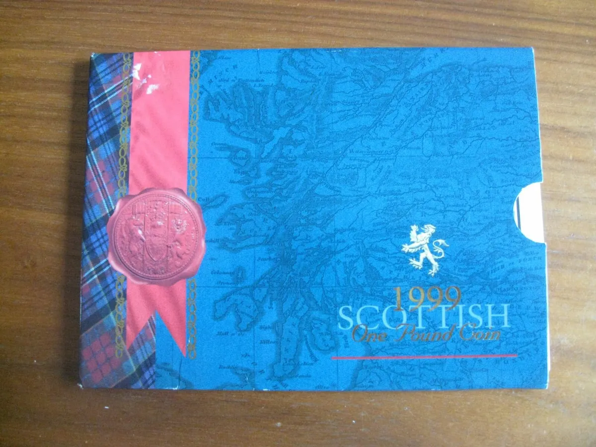1999 BU £1 Coin Pack - Scottish Rampant Lion - Image 4