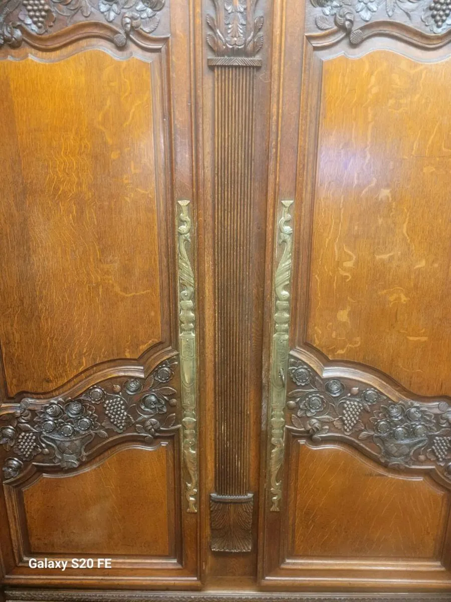 19th century French wardrobe 222/145/ 43 cm. - Image 3