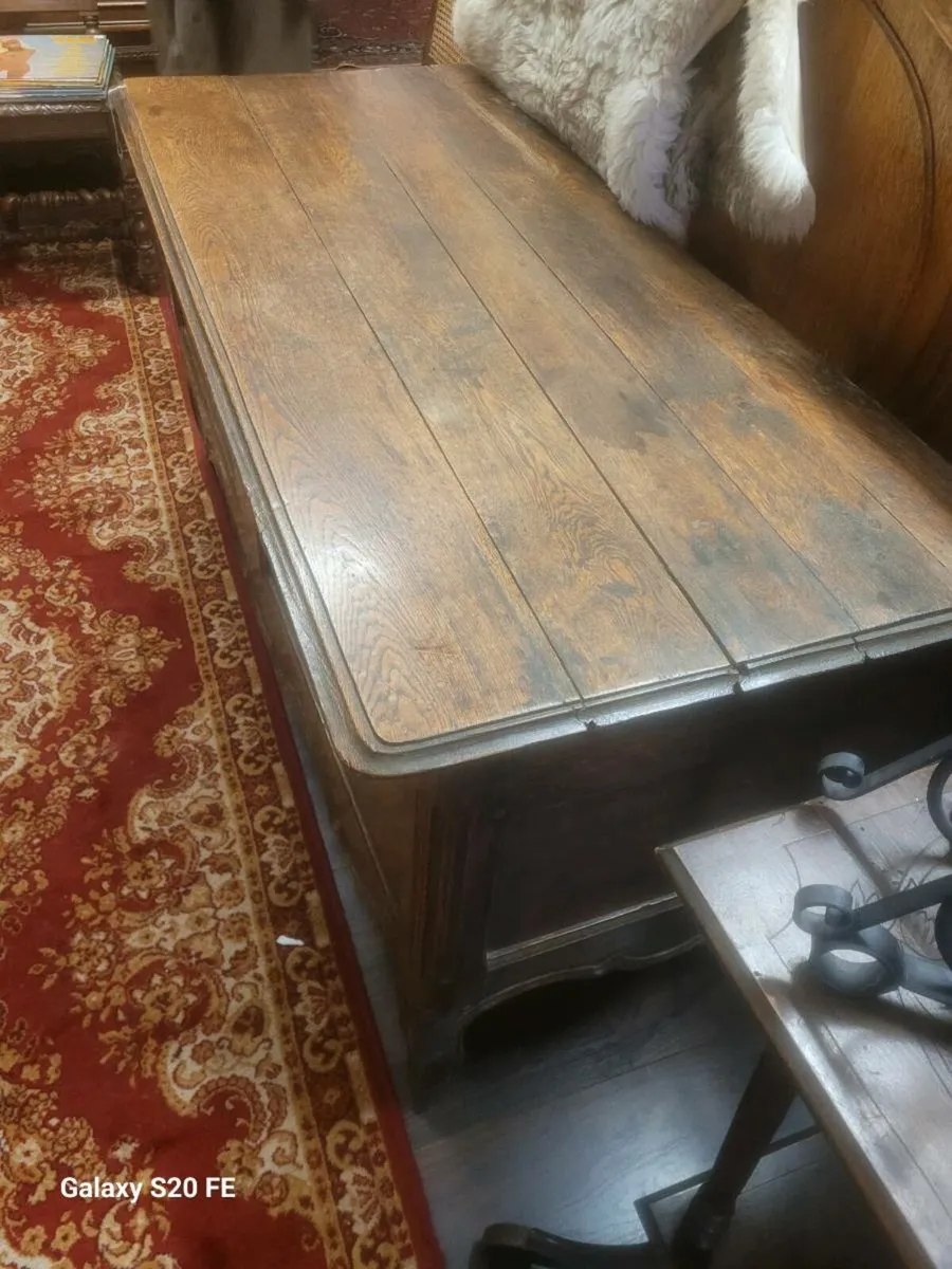 19th century Oak trunk 140/62/70 cm. - Image 3