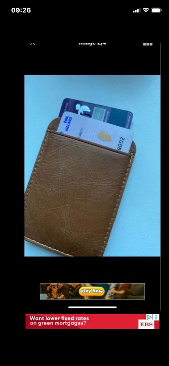 New Card & Note Leather Wallet - Image 2
