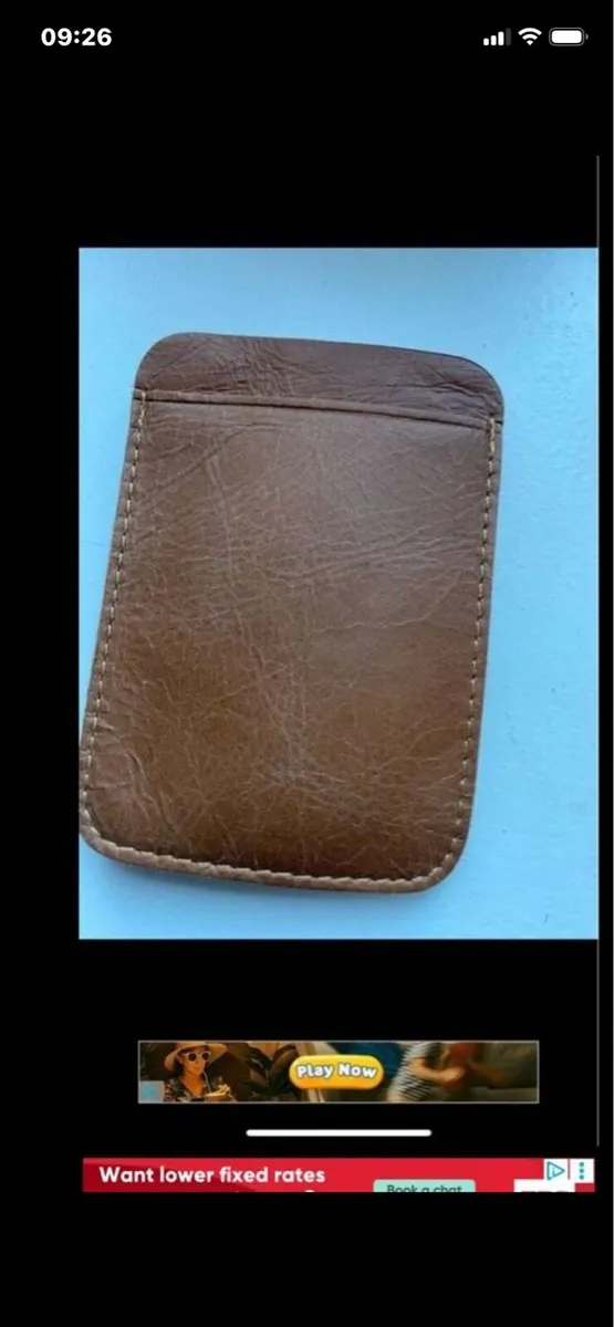 New Card & Note Leather Wallet - Image 4