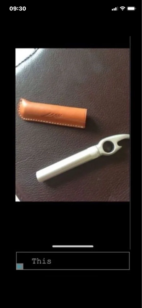 Corkscrew & Bottle Opener in Leather Case - Image 4