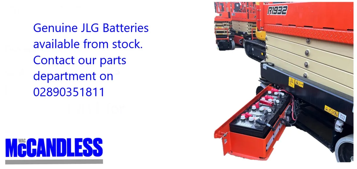 Genuine JLG Batteries & Spare Parts