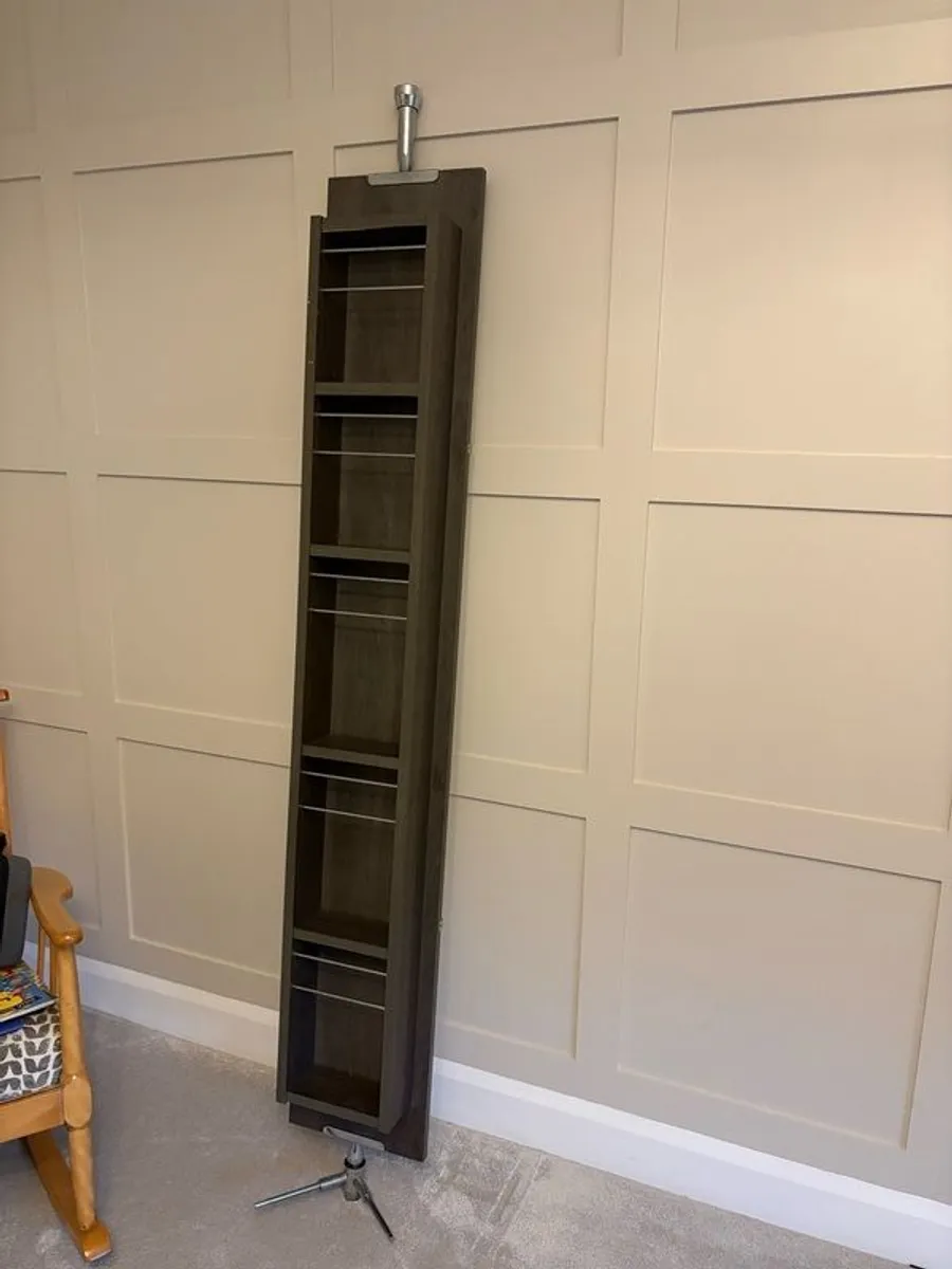 bathroom swivel storage mirror - Image 1