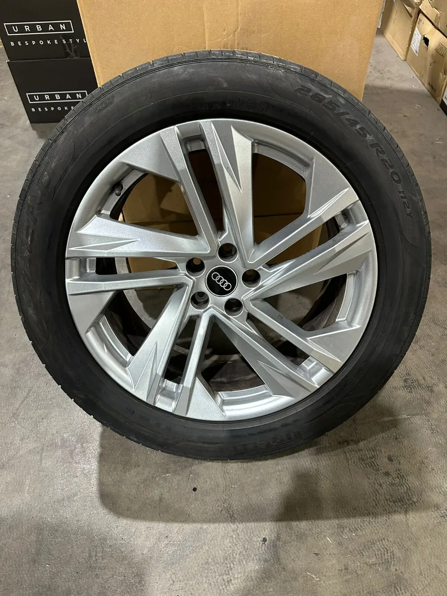 20" GENUINE OEM AUDI Q7 ALLOY WHEELS & TYRES - Image 2