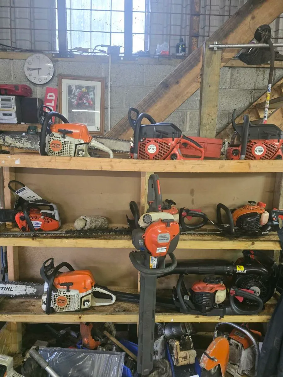 2nd hand saws,hedgetrimmers and blowers