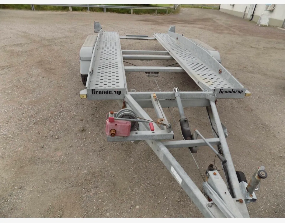 Brenderup 14 ft x6.2 Ft tilt bed car transporter - Image 2