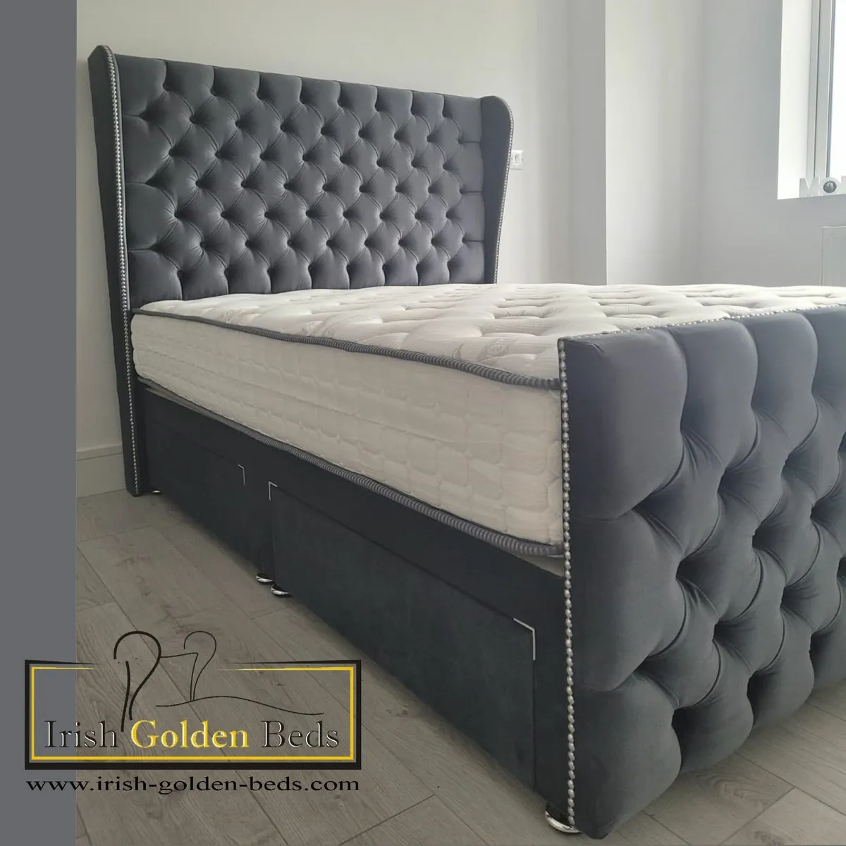 bed frame and headboard, free deliver - Image 3