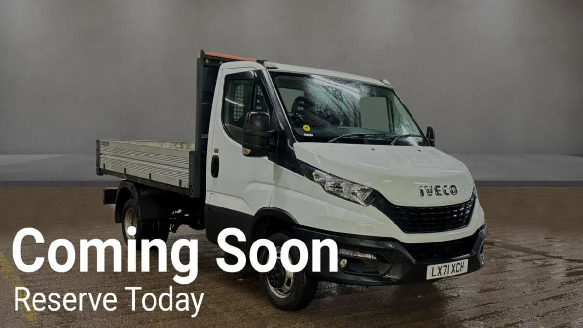 7000 KG TOWING LATE 2021 IVECO 35C14 10F6 TIPPER - Image 1