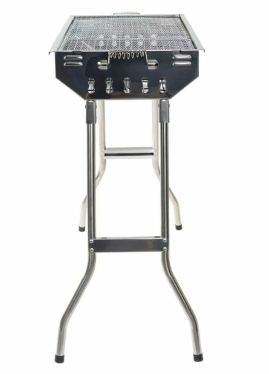Camping Portable Foldable Stainless BBQ Grill - Image 4