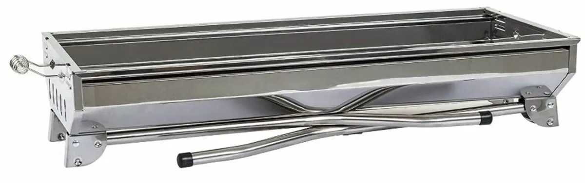 Camping Portable Foldable Stainless BBQ Grill - Image 2