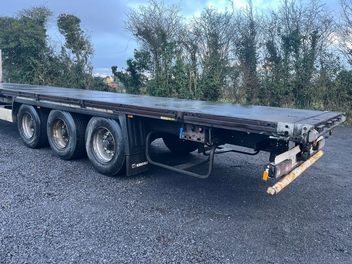 Krone Flatbed Trailer - Image 2