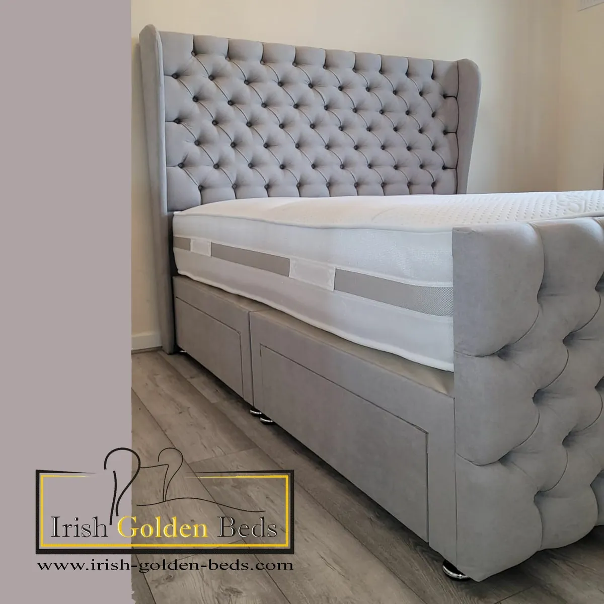 bed frame and headboard, free deliver - Image 1