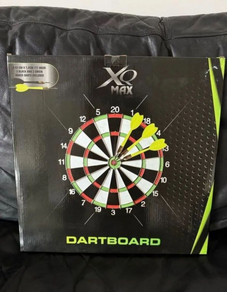 Brand new hard dartboard, dart board, in box