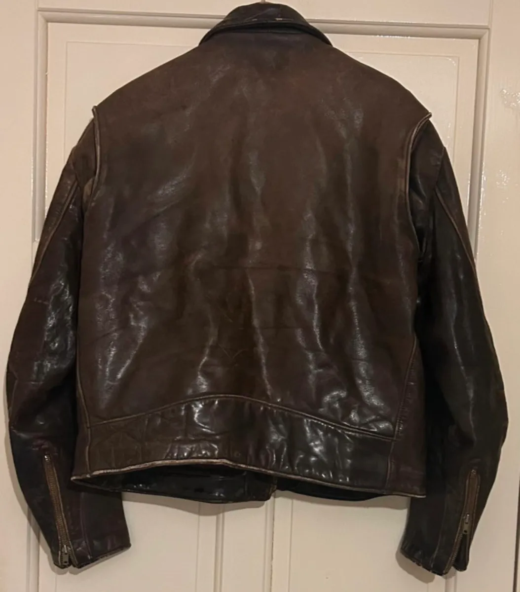 Men’s leather bomber jacket - Image 4