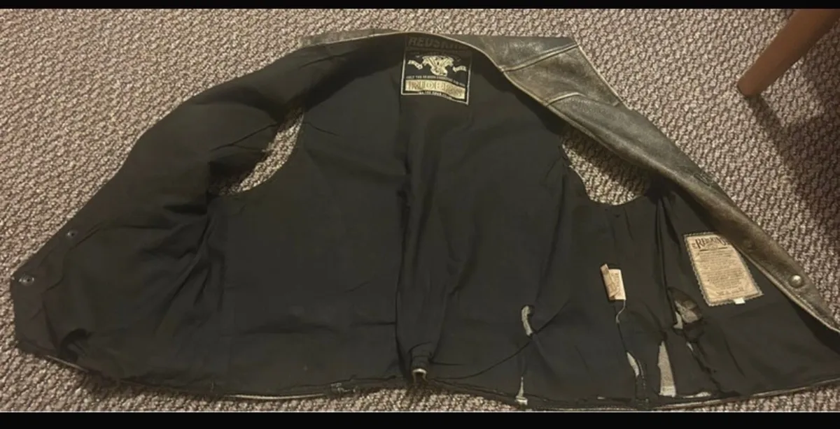 RedSkins Vintage Biker Gillet - Image 3