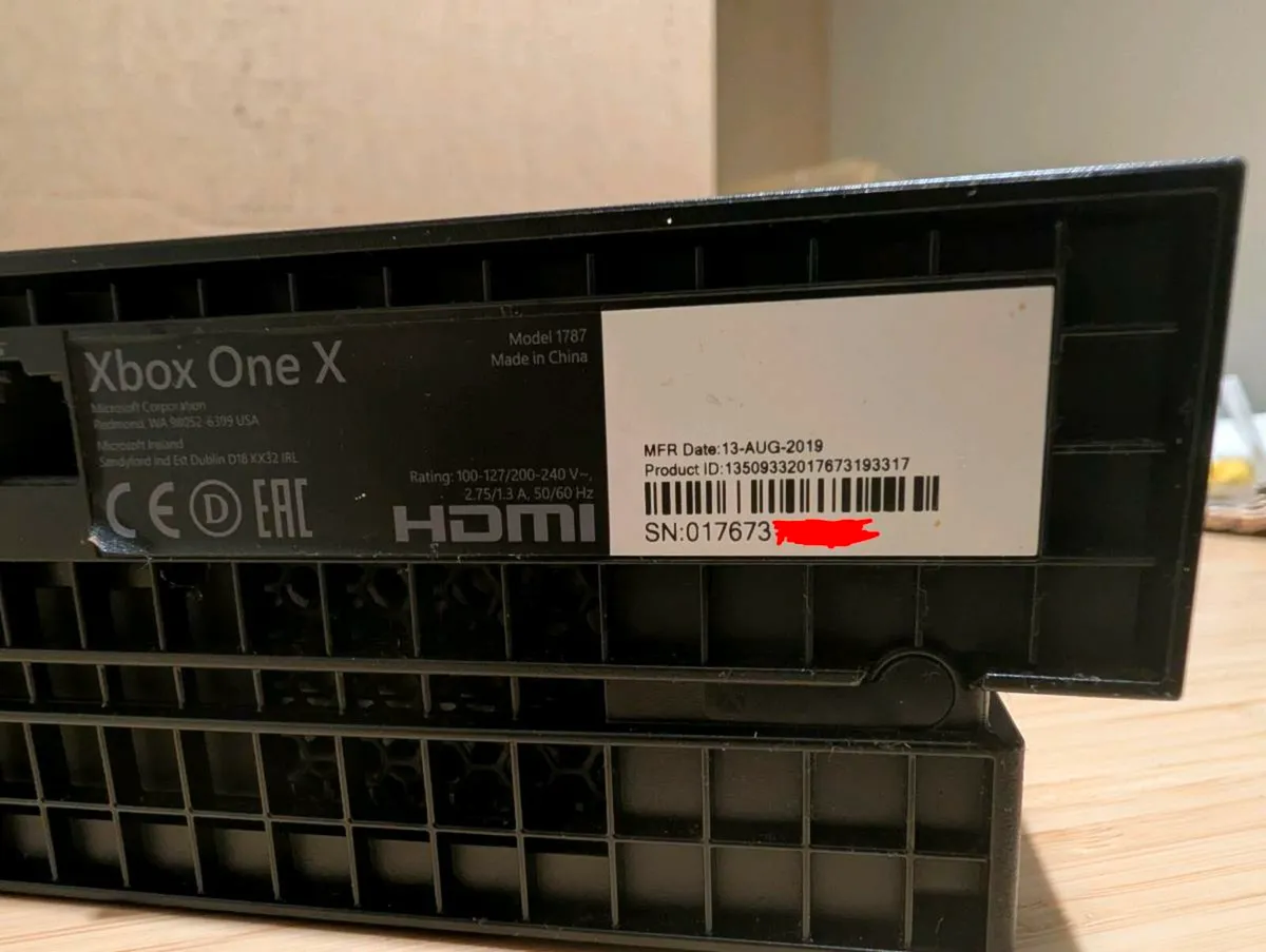 Xbox One X - 1TB - Image 1
