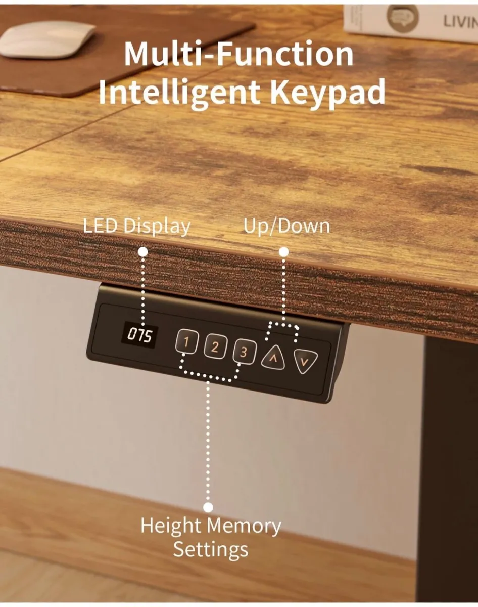 Electric Standing Desk Height Adjustable For Gamin - Image 4