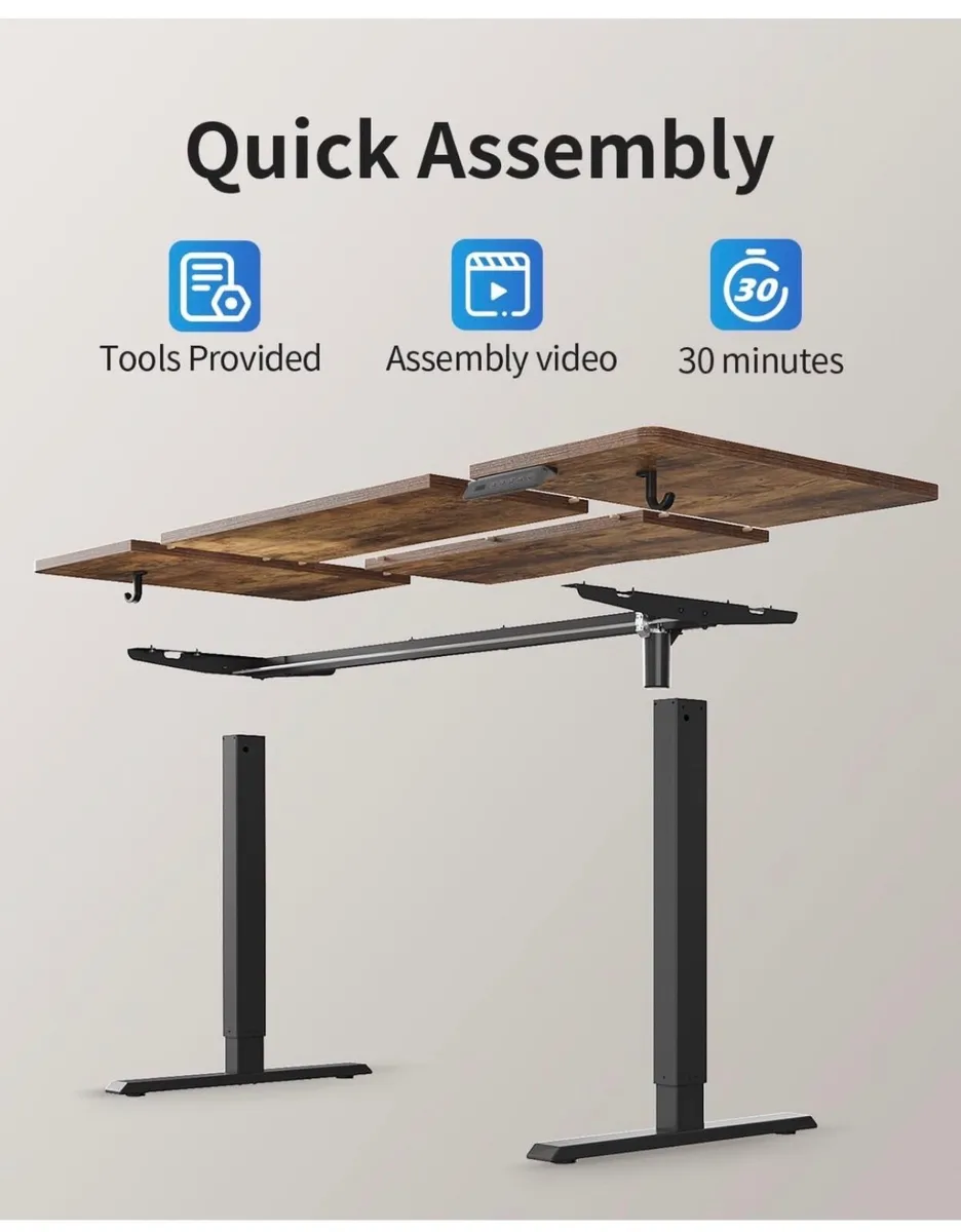 Electric Standing Desk Height Adjustable For Gamin - Image 4
