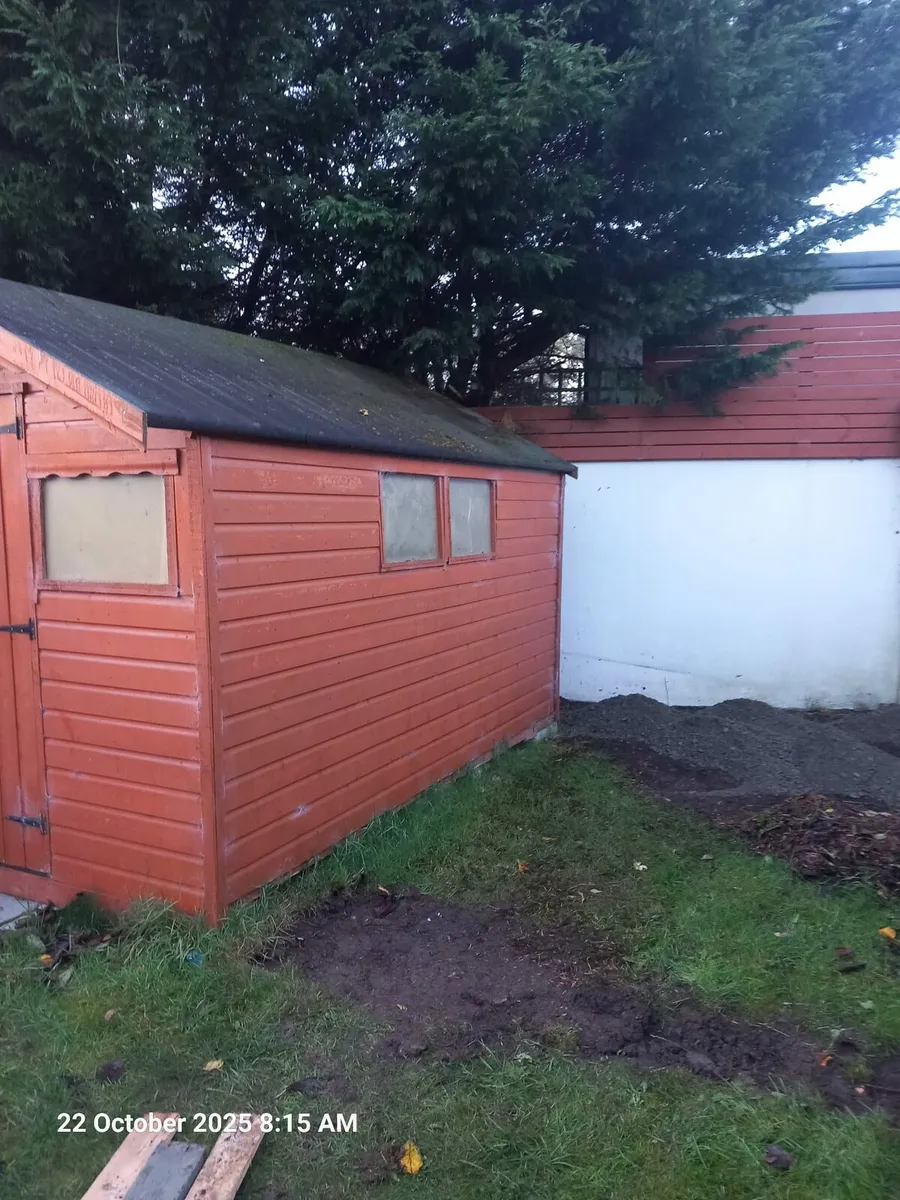 Garden sheds removed  replaced - Image 2