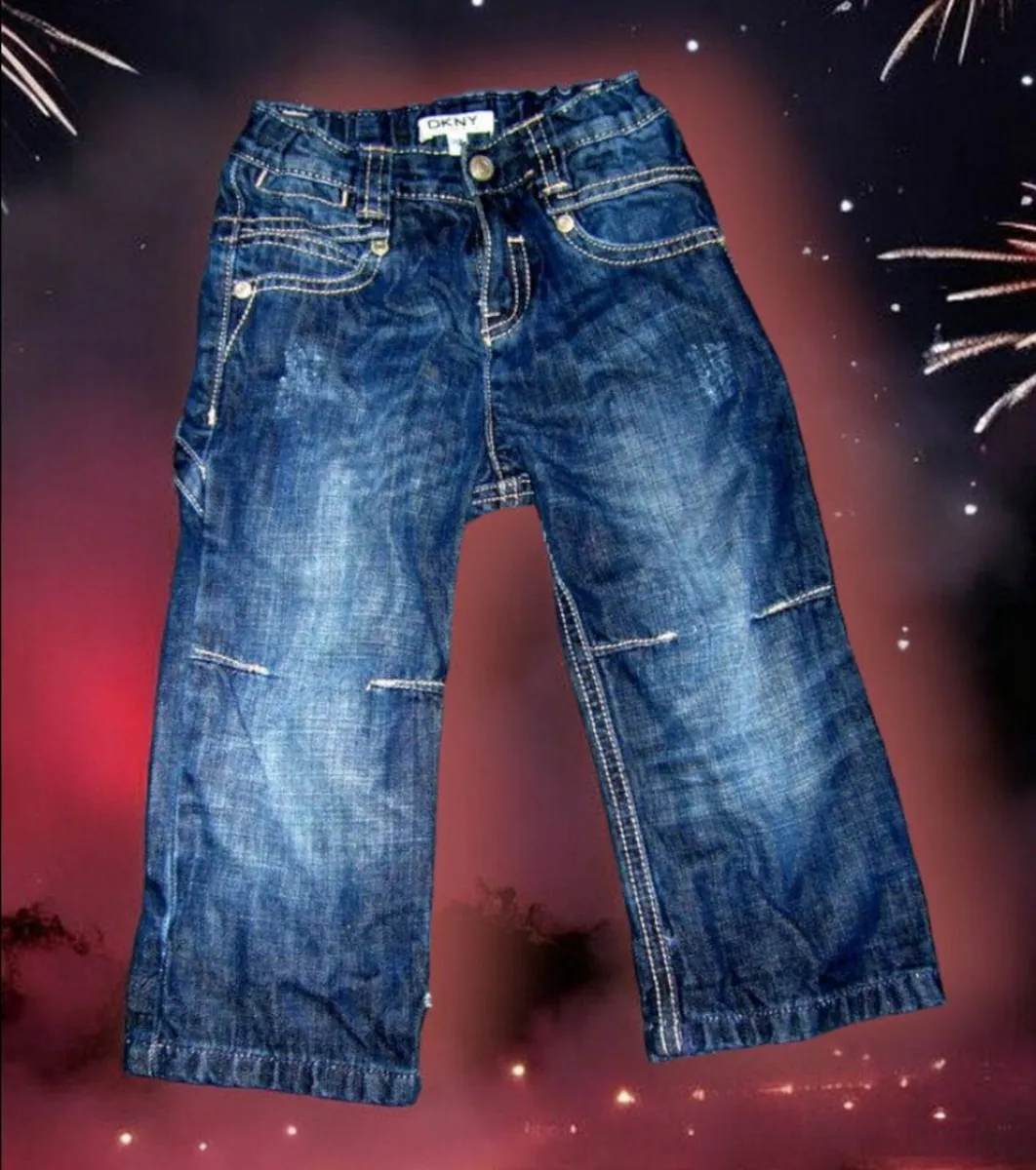 Authentic Vintage DKNY Toddler Jeans - Image 3