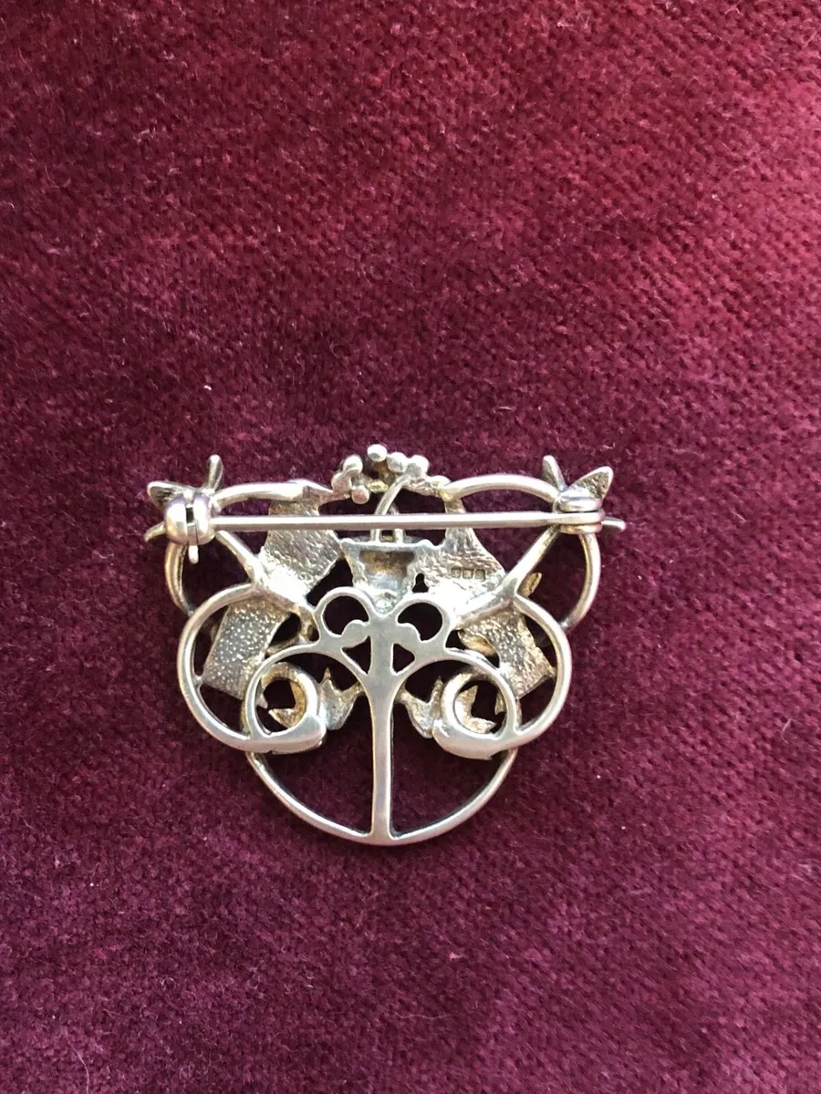 Antique Hallmarked Silver Bird Brooch - Image 2