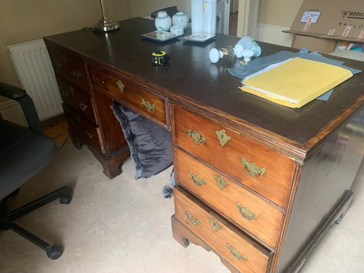 Antique Office Desk - Image 1