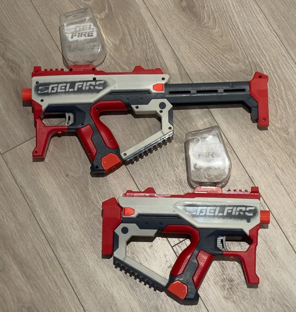 2 x Nerf Gelfire Mythic Guns - Image 1