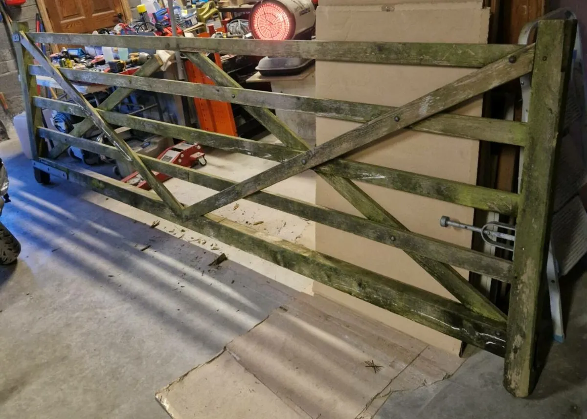 12ft Timber Gate - Image 1