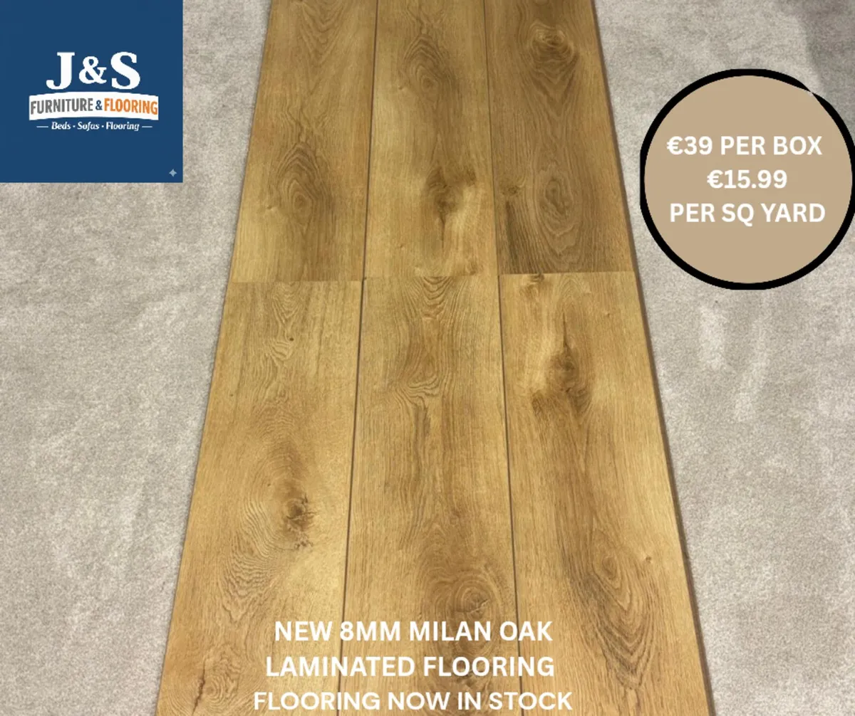 Brand New 8MM Laminated Flooring - Image 1